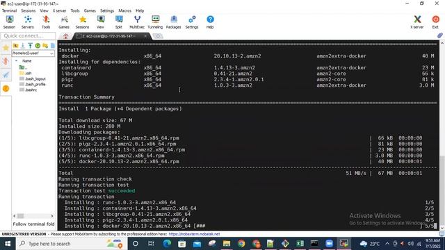 docker installation in amazon linux