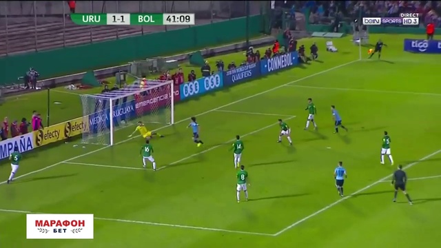 УРУГВАЙ-БОЛИВИЯ 4-2 ОБЗОР МАТЧА. ОТБОРОЧНЫЕ НА ЧЕМПИОНАТ МИРА 2018. 11.10.2017