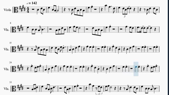 Viola Sheet Music: How to play Pony by Ginuwine