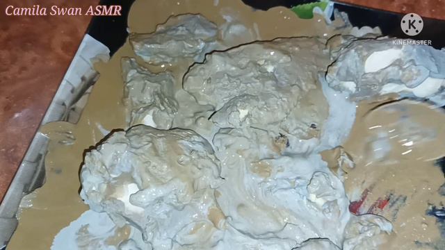 Уральская глина 🥜 и паста ♥️😋Туркестан Узбечка асмр clay chalk пищевоймел хруст crunch mugbang