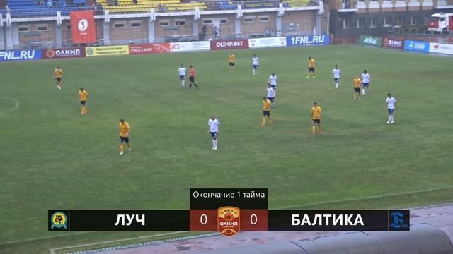 Луч - Балтика - 0:0. Олимп-Первенство ФНЛ 2018-2019. 4-й тур