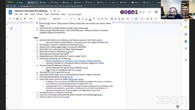Meshery Dev Meeting (Sept. 14th, 2022)
