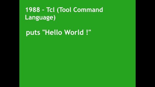 Discover 50 years of "Hello World !"