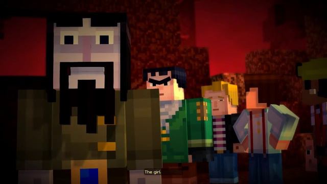 Minecraft: Story Mode  (Lukas got scared)