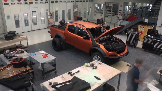 2016 Chevrolet Colorado ute concept | construction timelapse video