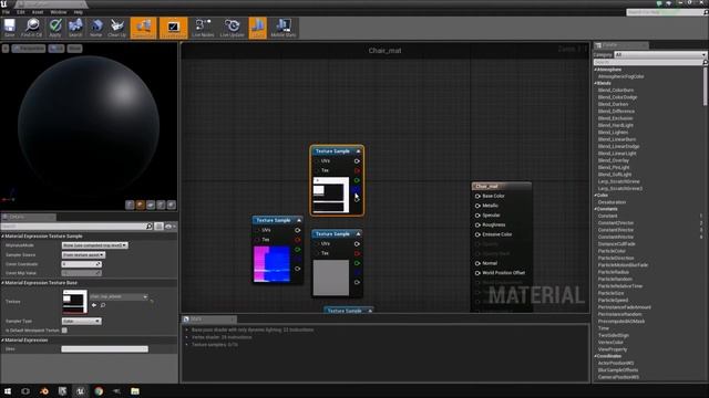 Level Creation Using Blender & Unreal - Part 21 - Finalizing Our Chair Texture