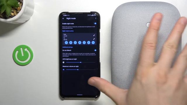 How to Enable or Disable Night Mode in Google Nest Audio?