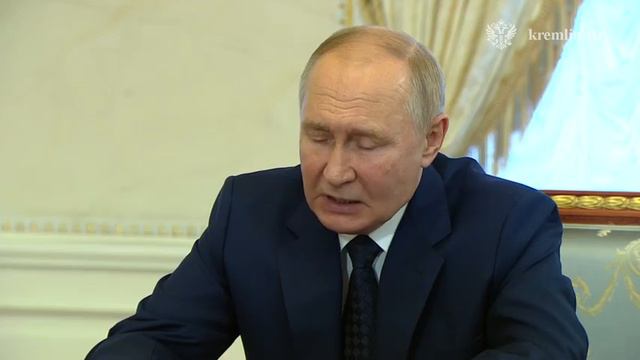 Владимир Путин. Встреча с Секретарём Высшего совета национальной безопасности Исламской Республики.