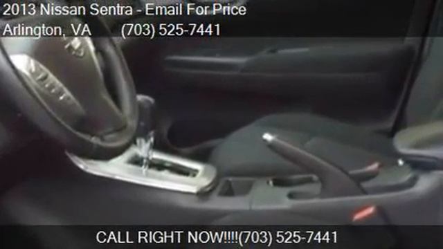 2013 Nissan Sentra S 4dr Sedan CVT for sale in Arlington, VA