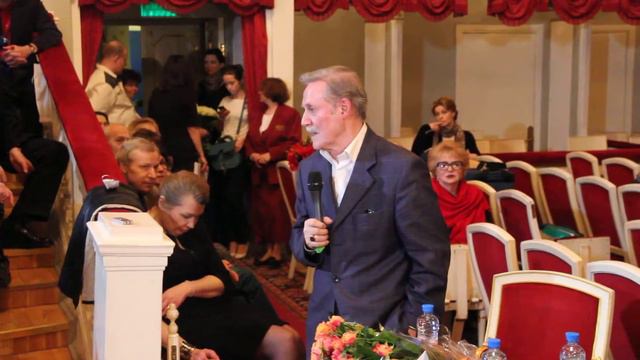 Юрий Соломин на презентации книги в Малом Театре