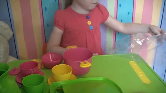 Детская посудка посуда для девочки Children posudku