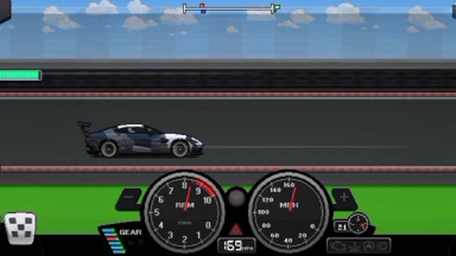 Играю в Pixel Car Racer