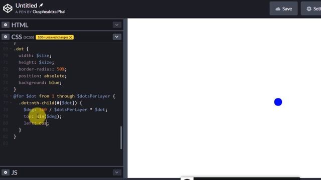 អនុវត្តកូដ Sass