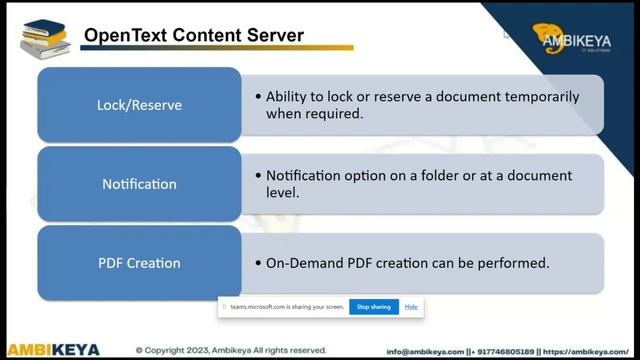 SAP xECM (Extended Enterprise Content Management) Overview || OpenText || Ambikeya
