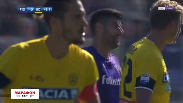 ФИОРЕНТИНА-УДИНЕЗЕ 2-1 ОБЗОР МАТЧА. ЧЕМПИОНАТ ИТАЛИИ 15.10.2017