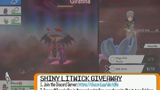 Shiny Litwick GIVEAWAY! ? The Continuing Hunt for SHINY GIRATINA! - Crown Tundra DLC