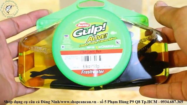 [shopcancau.vn][mồi lure] Berkley Gulp!Alive - mồi giả nhạy như mồi sống - Made in USA