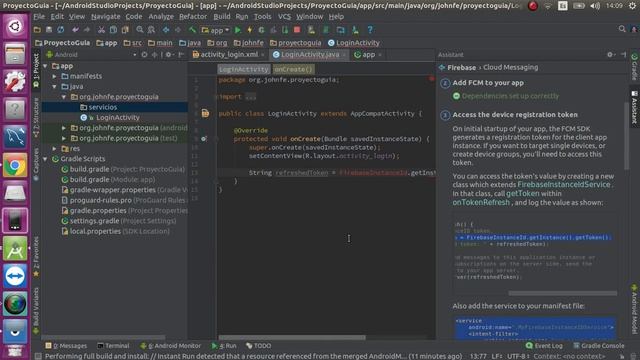 Firebase +Android Studio Parte 1