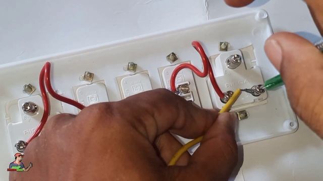 Two 5pin socket Three Switch Connection ! Switch board connection #switchboard