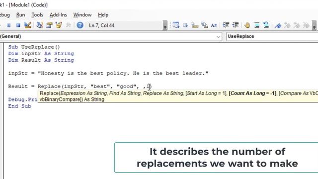 How to use Replace Function in Excel VBA - Excel Avon