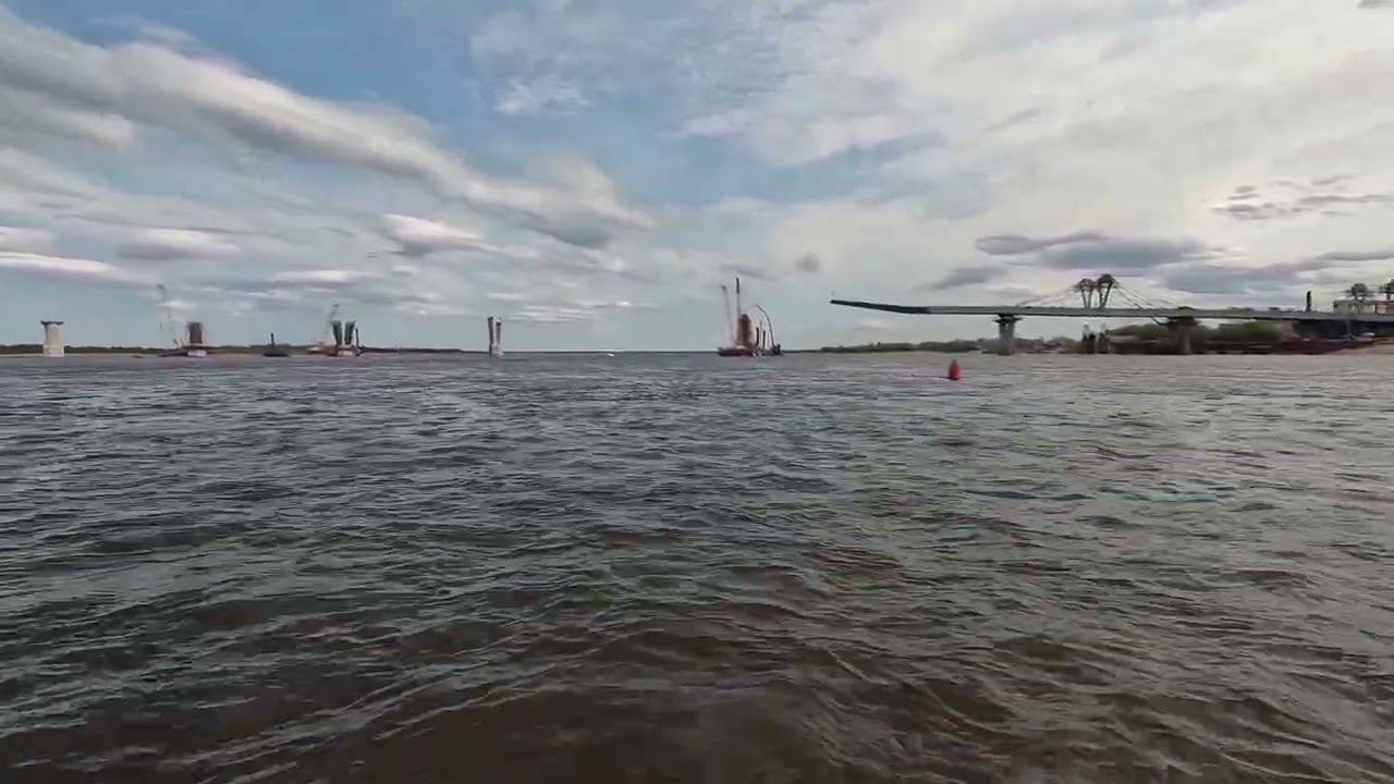 На Solar470SJT к новому мосту через р. Зея