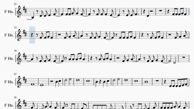 Horn Sheet Music: How to play Another Love by Tom Odell