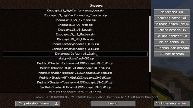 Sildur's Enhanced Default Shader | Rendimiento Con Calidad | Minecraft 1.12.2 – 1.16.5 |