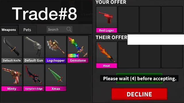 What do People Trade for a Red Luger(MM2)