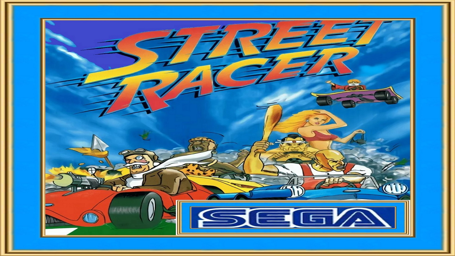Street Racer / SEGA / Прохождение на трудном уровне сложности.