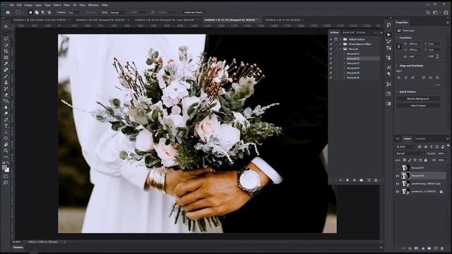 5+ Free Moody Brown Color Grading Actions Pack For Photoshop | Wedding Photo Color Grading