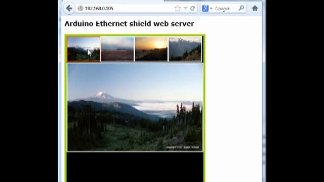Arduino web server