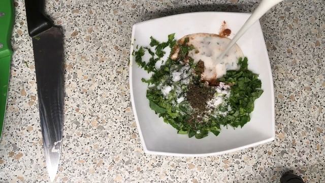 Баранина с виноградом в йогуртовом соусе //// lamb with grapes in yogurt sauce