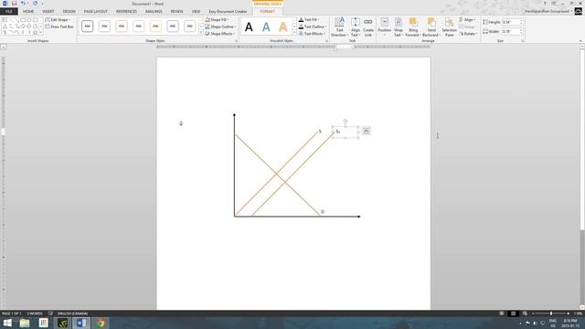 Economics class - How to Make Graphs in Microsoft Word