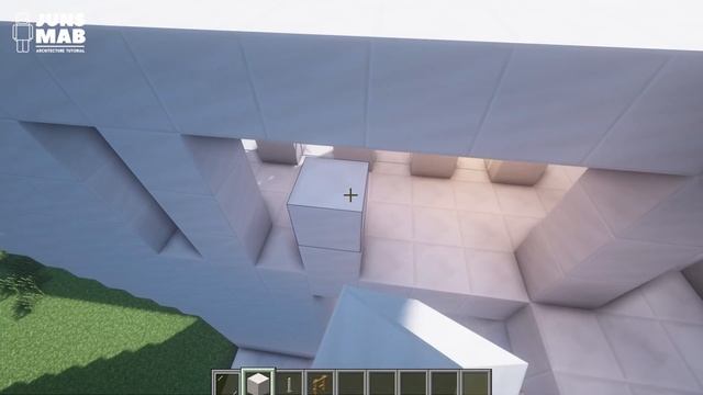 Minecraft ::A real architect's building base in Minecraft tutorial / Modern base #110