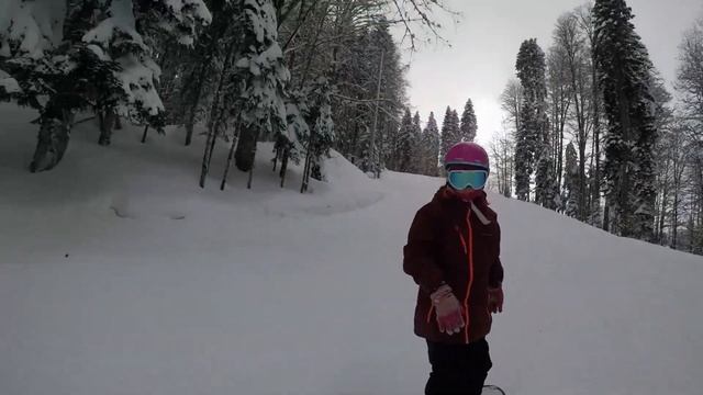 Катание на сноуборде в Сочи 2019