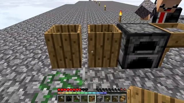 ПРО УЧИТ ВЫЖИВАТЬ НУБА НА ОСТРОВЕ SKYBLOCK! НАШЛИ ПЕРВЫЙ АЛМАЗ! MINECRAFT #6