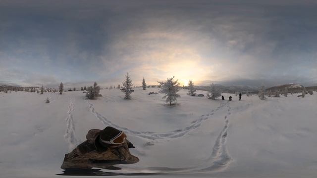 Съемка обзорной камерой Gopro Max. 360°.