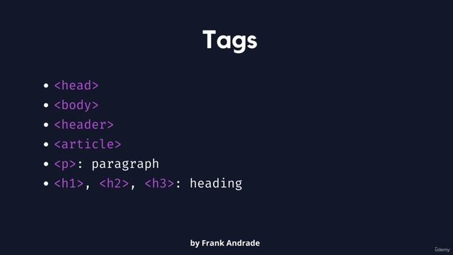 1. Introduction 6. HTML for Web Scraping Tags and Elements
