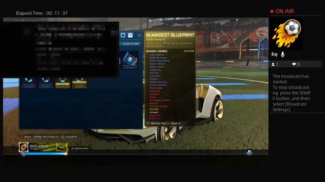 qtBlotz rocket using the endo