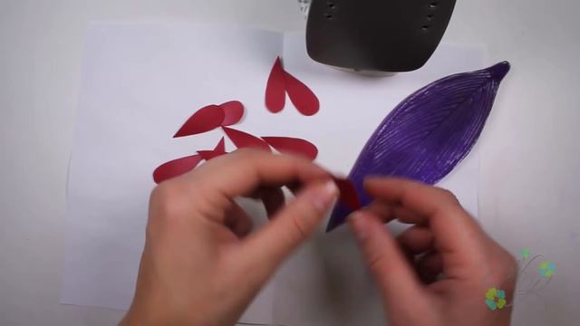 Циния из фоамирана - осенний мастер-класс