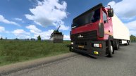 Euro Truck Simulator 2 (ETS2) - Конвой по России и Казахстану на МАЗах А8. ЕТС с модами 1.42