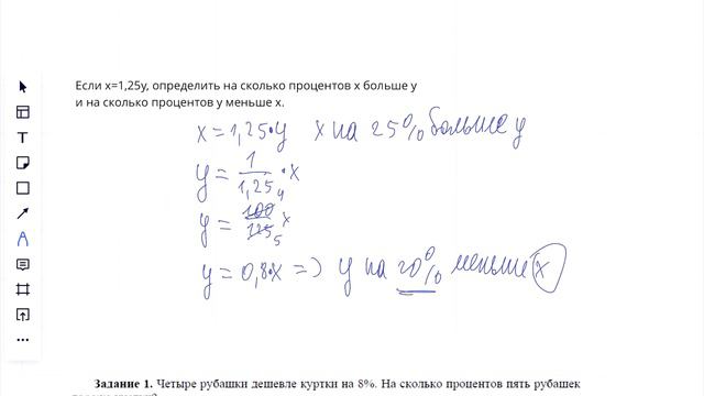 Формулы по простым процентам