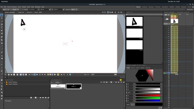 OpenToonz Lesson 8 - Keyframe Animation