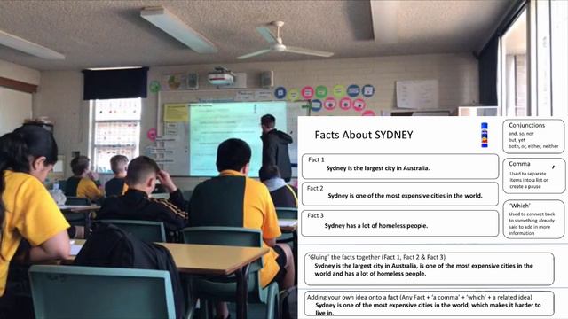 Demo Lesson: Dictogloss & 'Facts About' Activity to Teach Compound Sentences & Use of Conjuctions