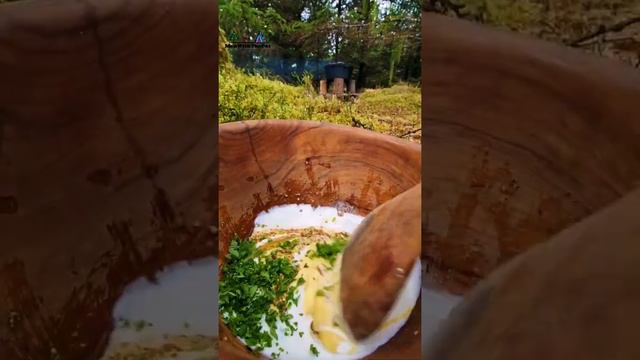 Garlic Sauce 🔥 #shorts #menwiththepot #cooking #asmr #food #fire #nature #life #relax #baking