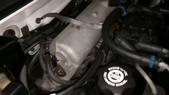 98 Mitsubishi Eclipse GS white smoke