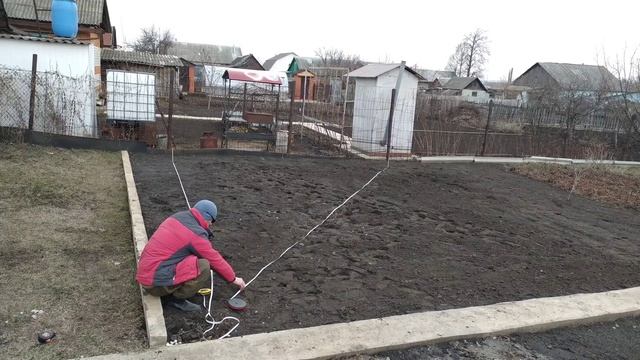 Самый простой способ разметки фундамента ???, проще некуда