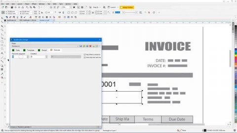 Printing carbon copy forms with variable data from CorelDraw