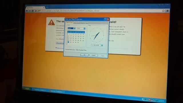 Solved | this server security certificate is not yet valid firefox and chrome on windows