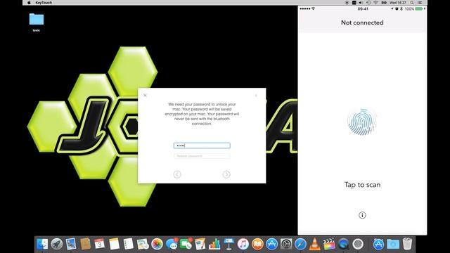 Unlock the Mac with your iPhone's Touch ID